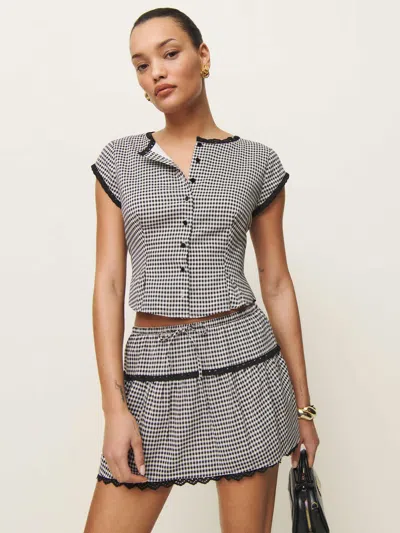 Reformation Valetta Two Piece In Remy Check