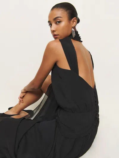 Reformation Vania Dress In Black