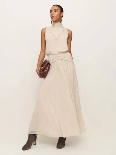 Reformation Vania Dress In Cream