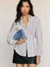 Reformation Vanta Shirt In Multi