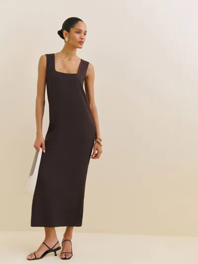 Reformation Vea Dress In Mole