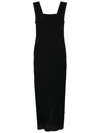 Reformation Vea Midi Dress In Black