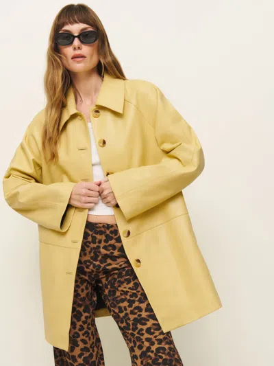 Reformation Veda Celine Jacket In Sunshine