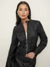 REFORMATION VEDA LIBERTY LEATHER JACKET
