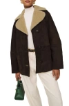 REFORMATION REFORMATION VEDA LUCA SHEARLING JACKET