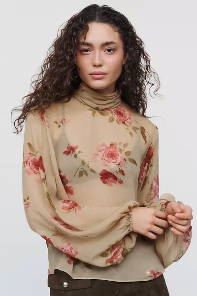 Reformation Velma Top In Neutral
