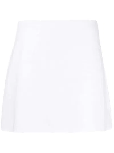Reformation Veranda Linen Skirt In White