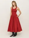 Reformation Verdona Dress In Sundried Tomato