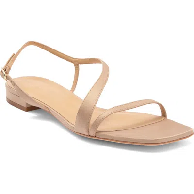 Reformation Veronica Half D'orsay Sandal In Gold