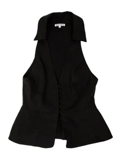 Pre-owned Reformation Vest In Black