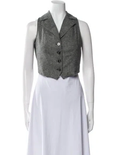 Pre-owned Reformation Vest In Black