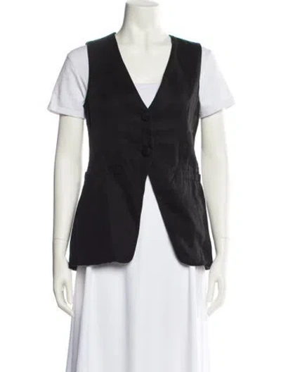 Pre-owned Reformation Vest In Black