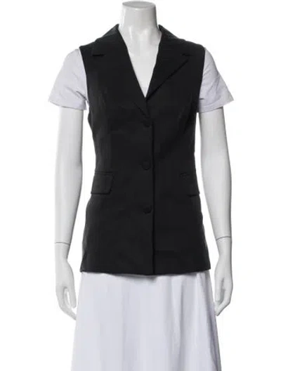 Pre-owned Reformation Vest In Black