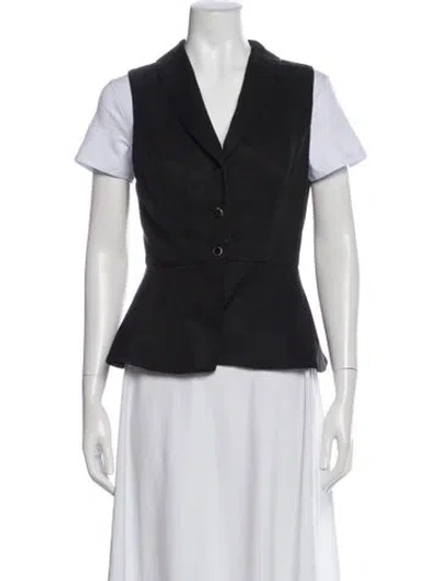 Pre-owned Reformation Vest In Black
