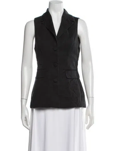 Pre-owned Reformation Vest In Black