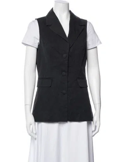 Pre-owned Reformation Vest In Black