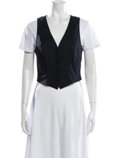 Pre-owned Reformation Vest In Black