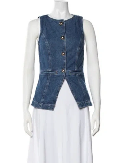 Pre-owned Reformation Vest In Black