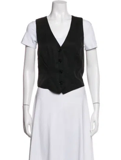 Pre-owned Reformation Vest In Black