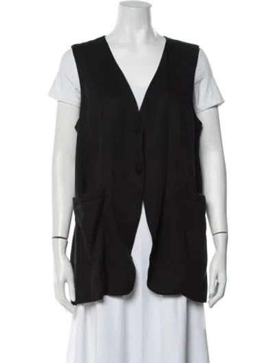 Pre-owned Reformation Vest In Black