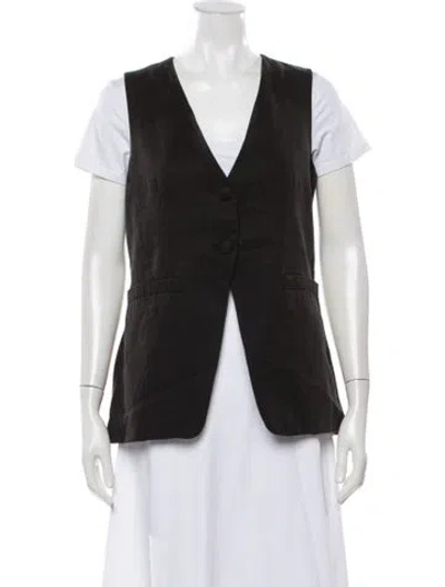 Pre-owned Reformation Vest In Black