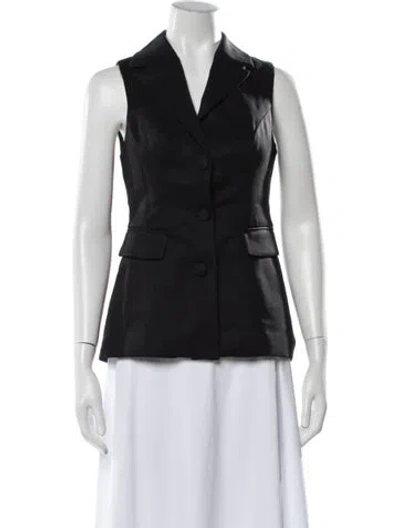 Pre-owned Reformation Vest In Black