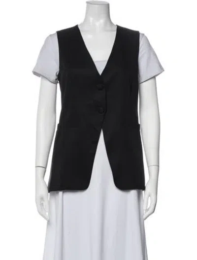 Pre-owned Reformation Vest In Black
