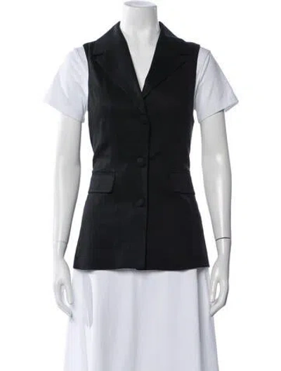 Pre-owned Reformation Vest In Black