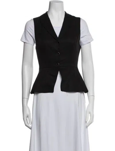 Pre-owned Reformation Vest In Black