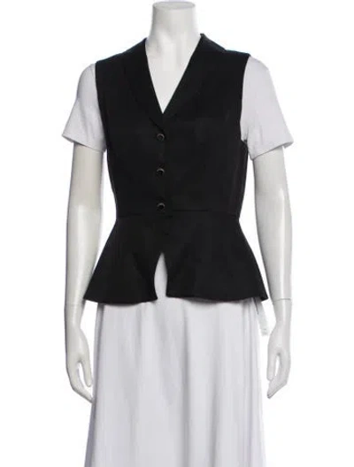 Pre-owned Reformation Vest In Black