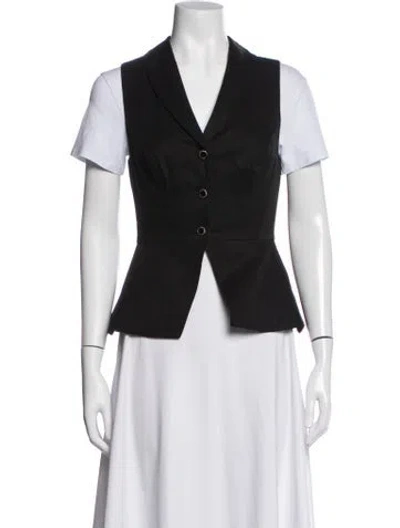Pre-owned Reformation Vest In Black