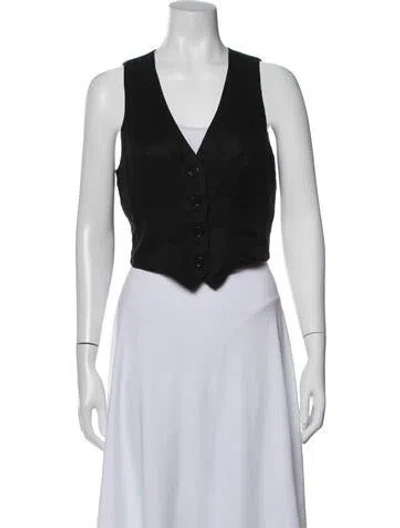 Pre-owned Reformation Vest In Black