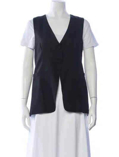 Pre-owned Reformation Vest In Blue