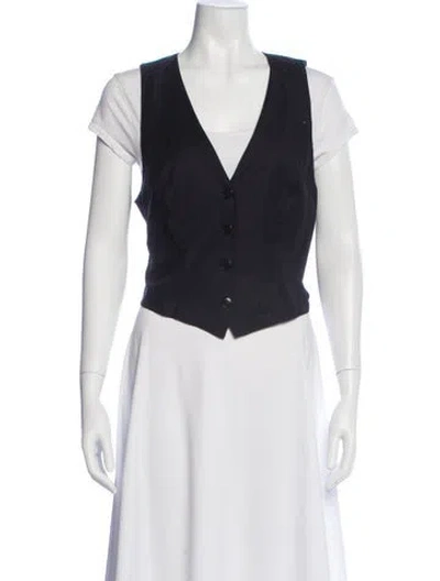 Pre-owned Reformation Vest In Gray
