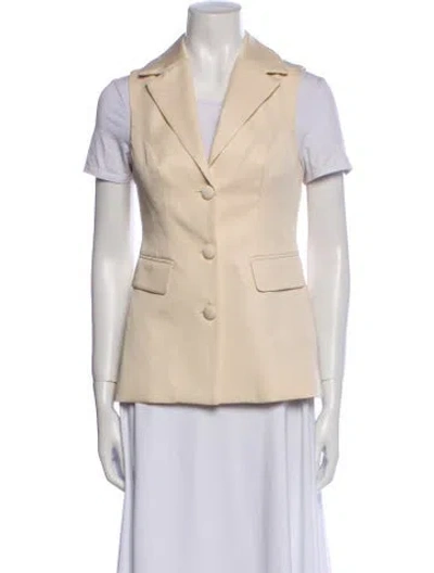 Pre-owned Reformation Vest In Neutral