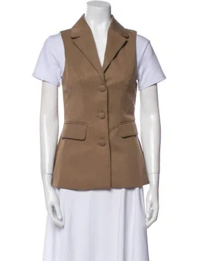 Pre-owned Reformation Vest In Neutral