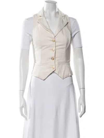 Pre-owned Reformation Vest In Neutral