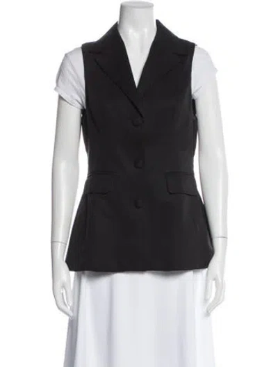 Pre-owned Reformation Vest W/ Tags In Black