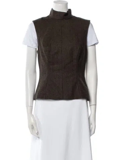 Pre-owned Reformation Vest W/ Tags In Brown