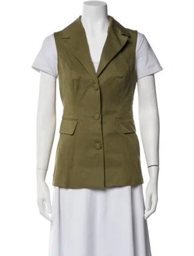 Pre-owned Reformation Vest W/ Tags In Green