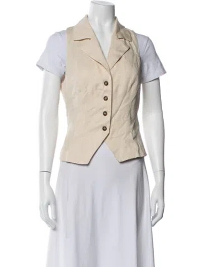 Pre-owned Reformation Vest W/ Tags In Neutrals