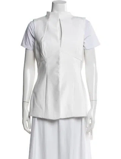 Pre-owned Reformation Vest W/ Tags In White