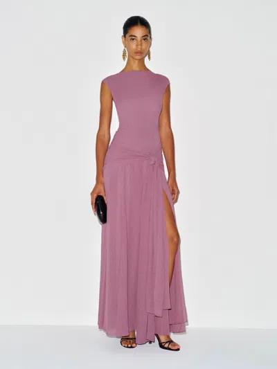Reformation Vicenta Dress Purple 0