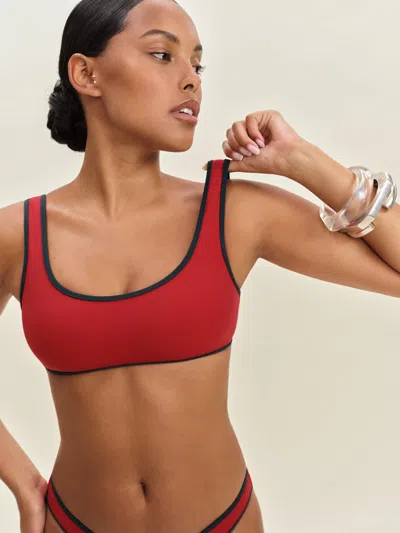 Reformation Vicky Bikini Top