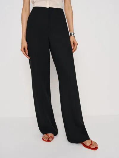 Reformation Vida High Rise Pant In Black