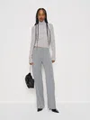 Reformation Vida Low Rise Pant In Gray