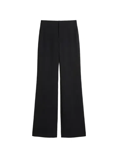 Reformation Vida Low-rise Trousers In Black