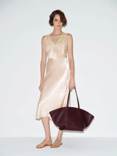 Reformation Vintage Carolyn Slip Pink Silk