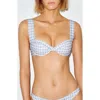 Reformation Viola Underwire Bikini Top In Multi