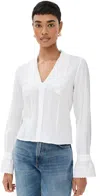 Reformation Vivi Top In Ivory